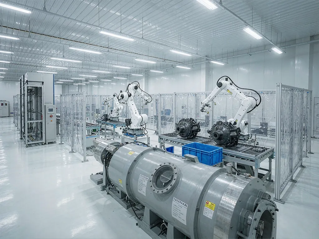 Automatic LPDC line for auto wheels and knuckles