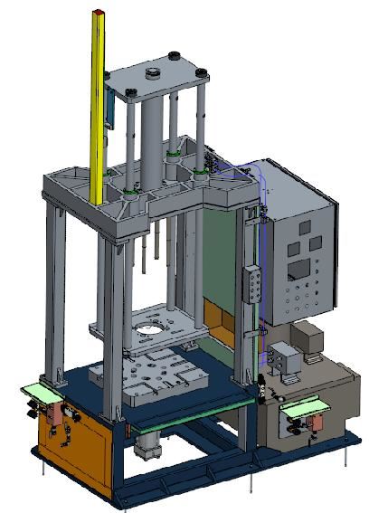 LPDC production line for large castings