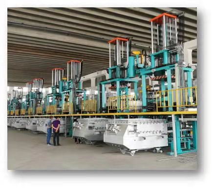 Semi auto GDC line for AL alloy casting