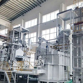 Continuous tower melting furnace